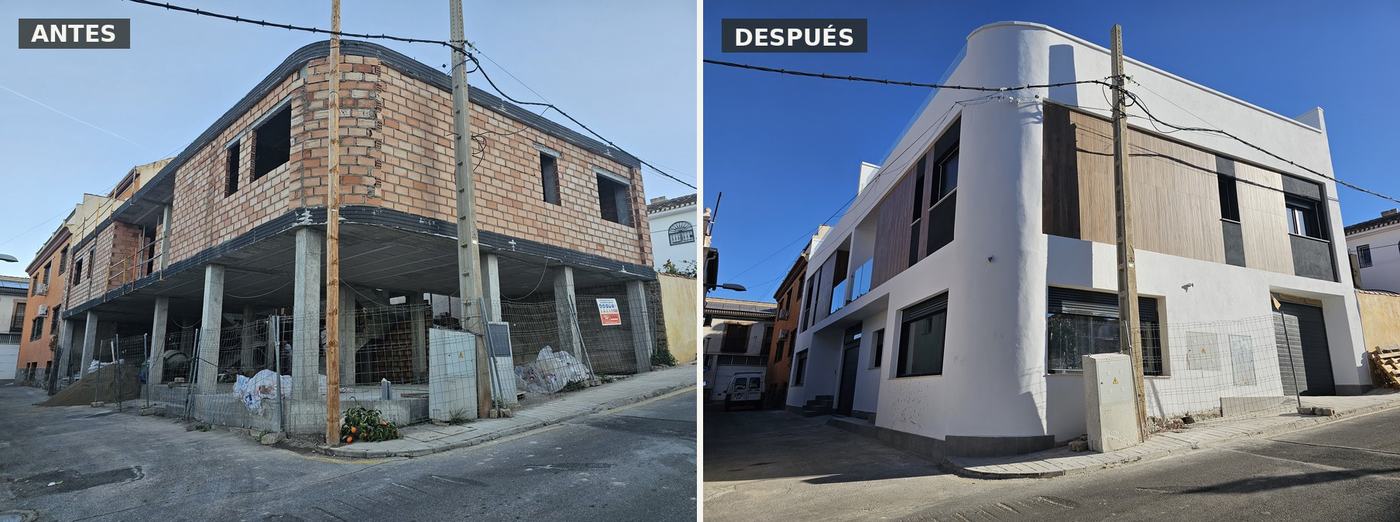 Terminación de dos viviendas en Huétor Vega (Granada)